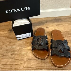 Coach Issa Leather Sandal